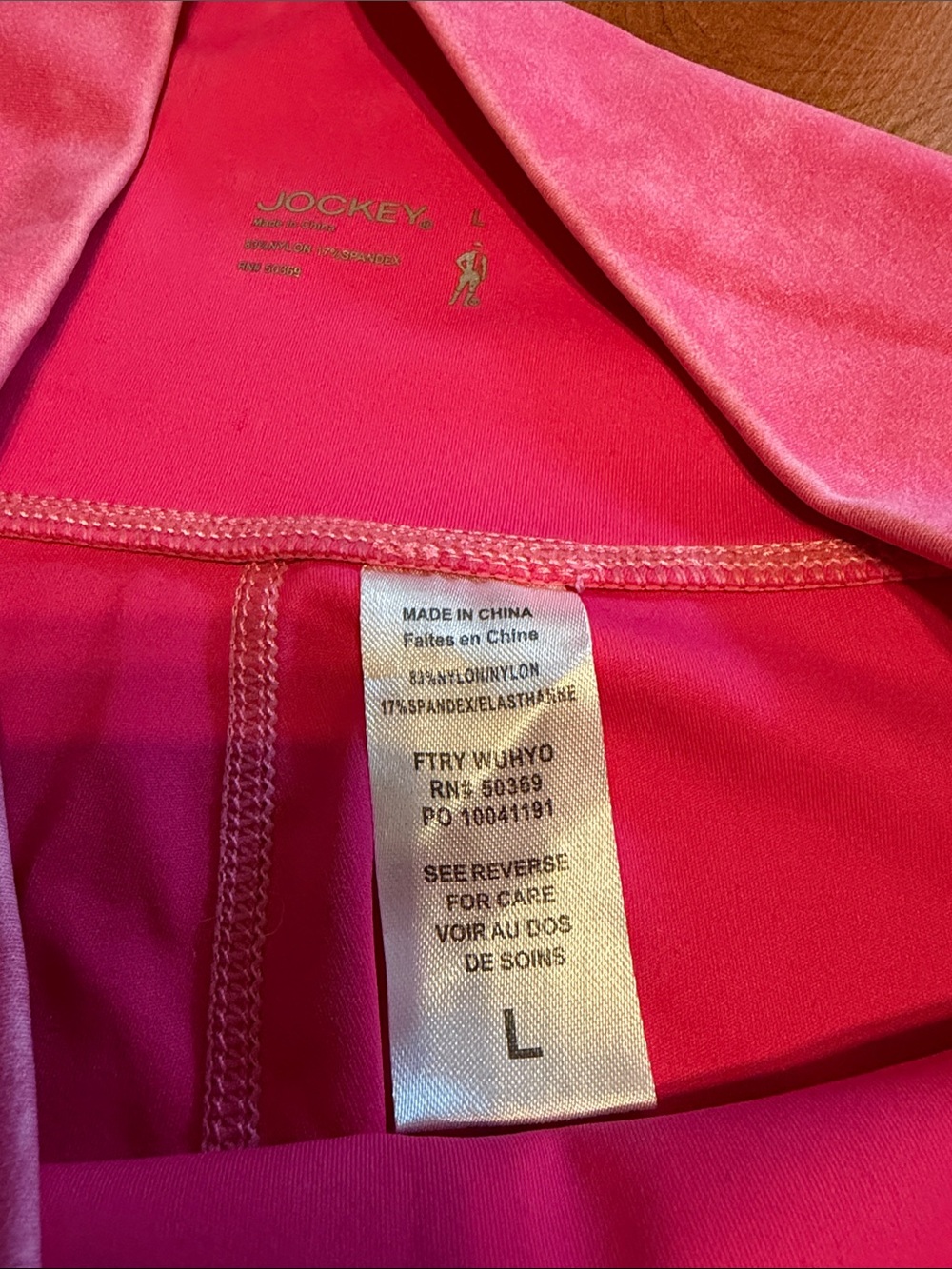 Jockey Vibrant Pink High-Waist Bike Shorts - Picture 4 of 5